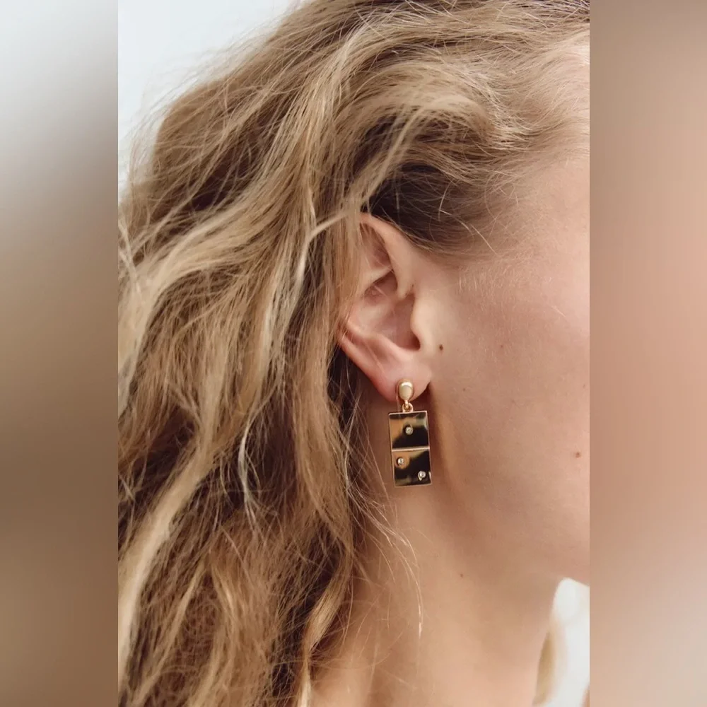 Zara domino piece earring New no tags